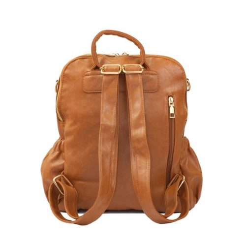 mochis bag camel con strap travel de diseñadora